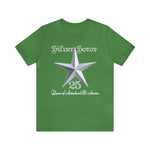 Load image into Gallery viewer, Silver Soror 25 Years of Sisterhood &amp; Service Short-Sleeve T-Shirt
