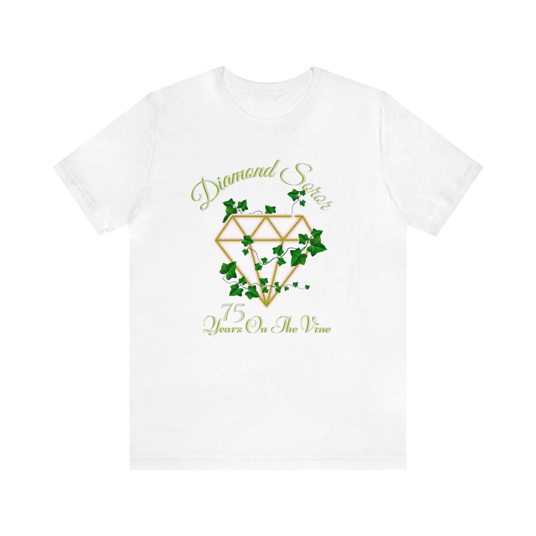 Diamond Soror 75 Years On The Vine Short-Sleeve T-Shirt | Sorority Inspired | HBCU